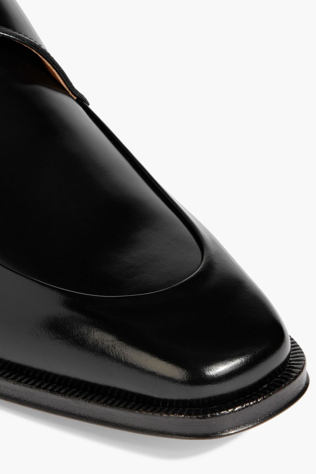 MAISON MARGIELA Polished leather monk-strap shoes