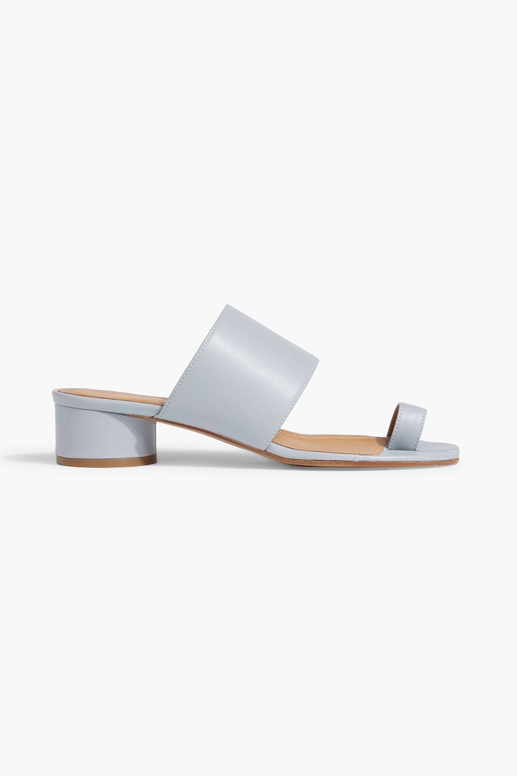 MAISON MARGIELA Tabi split toe leather mules THE OUTNET