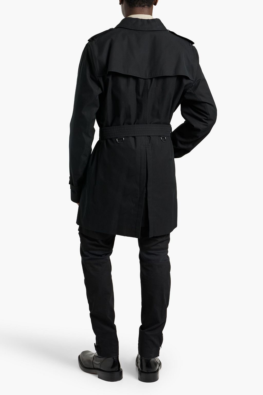 BURBERRY Belted cotton-gabardine trench coat