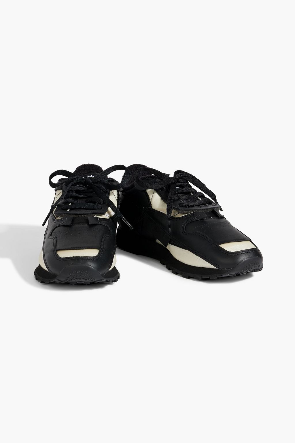 MAISON MARGIELA X REEBOK Project 0 CL Memory Of V2 shell-trimmed leather sneakers