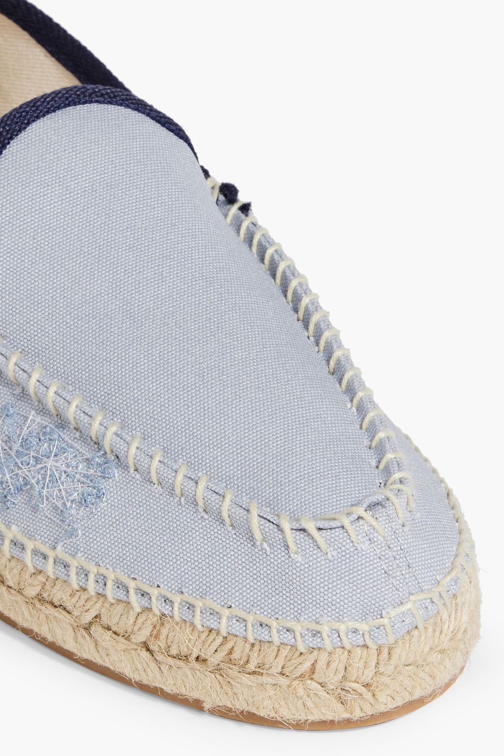 MAISON MARGIELA Embroidered canvas espadrilles