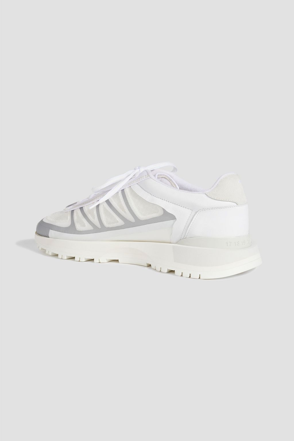 MAISON MARGIELA حذاء سنيكرز من جلد السويد، والشبك والجلد