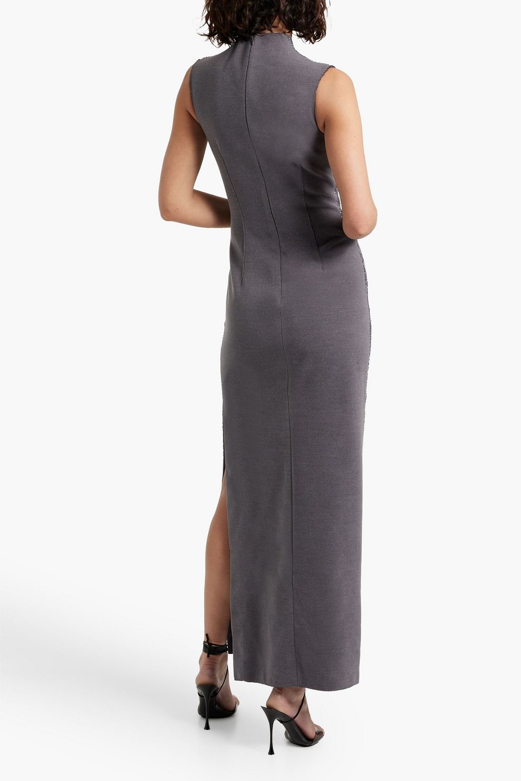 16ARLINGTON Mira sequined stretch-mesh maxi dress
