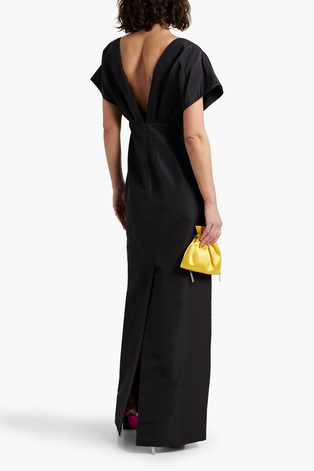 CAROLINA HERRERA Embellished silk-faille gown