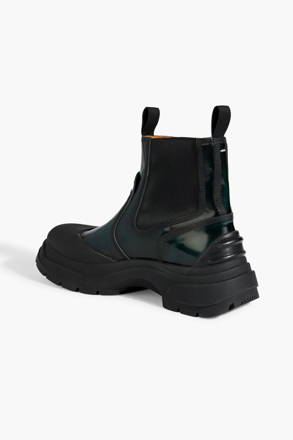 MAISON MARGIELA 글로시 가죽 첼시 부츠