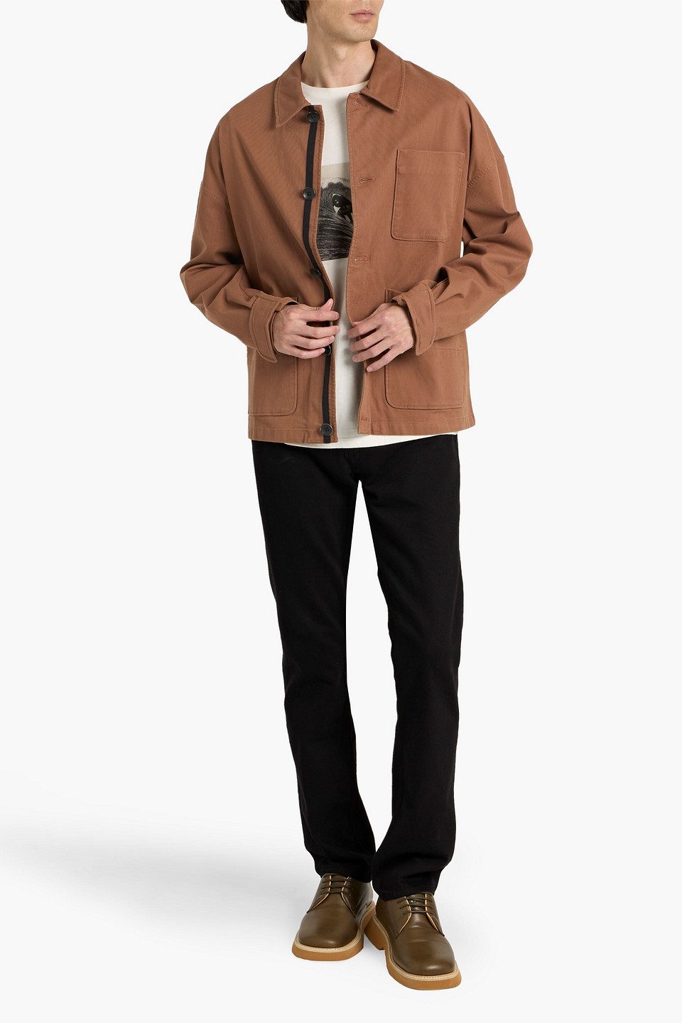 Rag & Bone Mercer Cotton-blend Corduroy Jacket In Brown