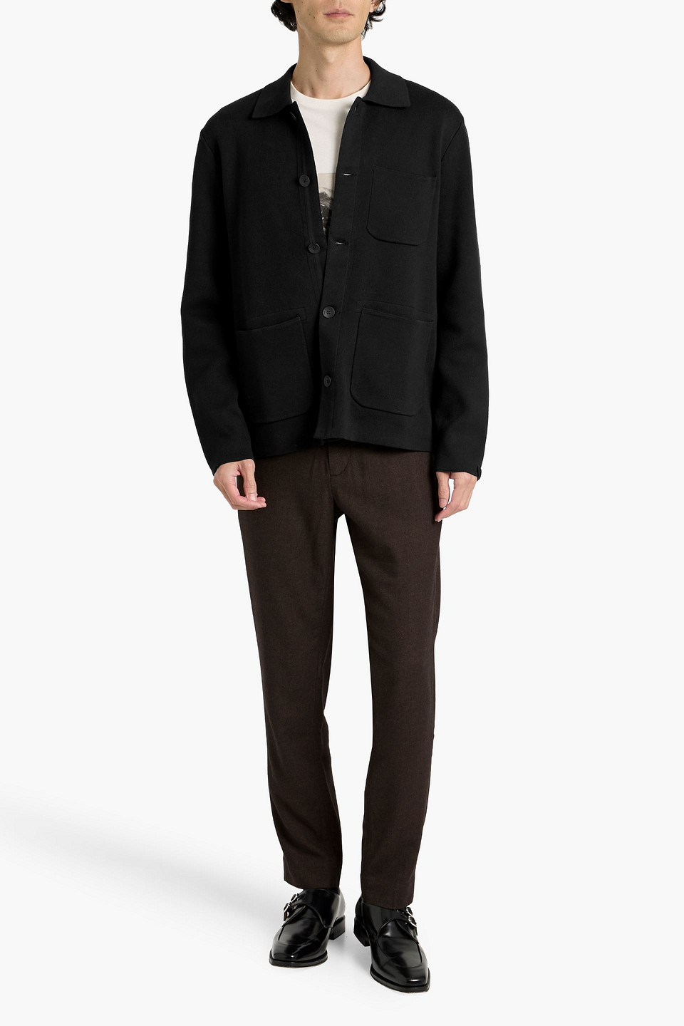 Rag & Bone Lennox Flannel Pants In Brown