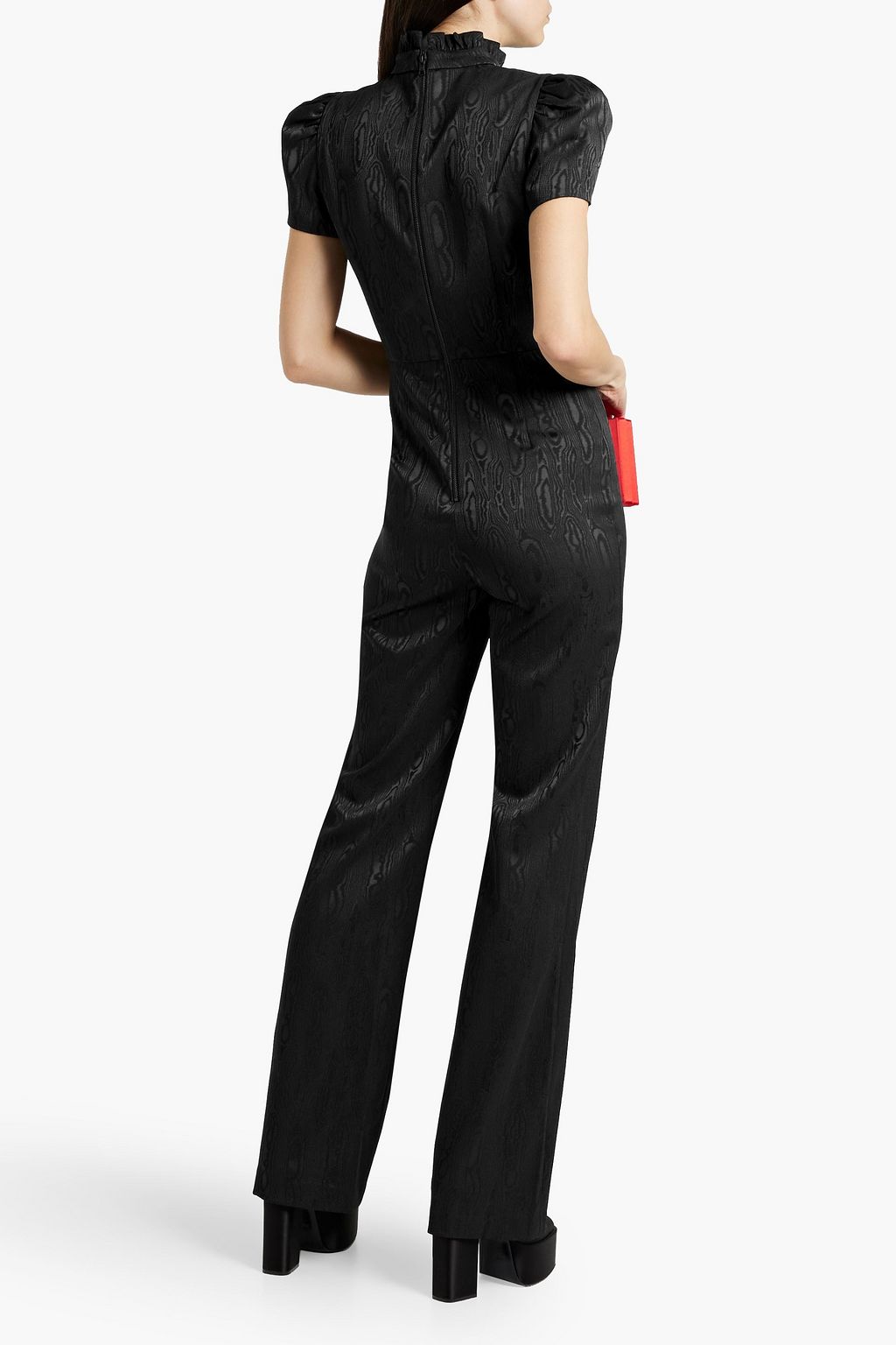 ALICE + OLIVIA Jorah moire wide-leg jumpsuit