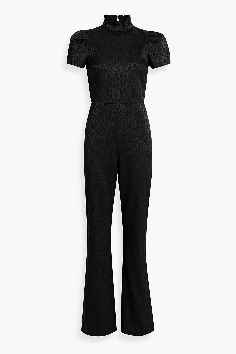 Alice And Olivia Jorah Wide-leg Jumpsuit In Black