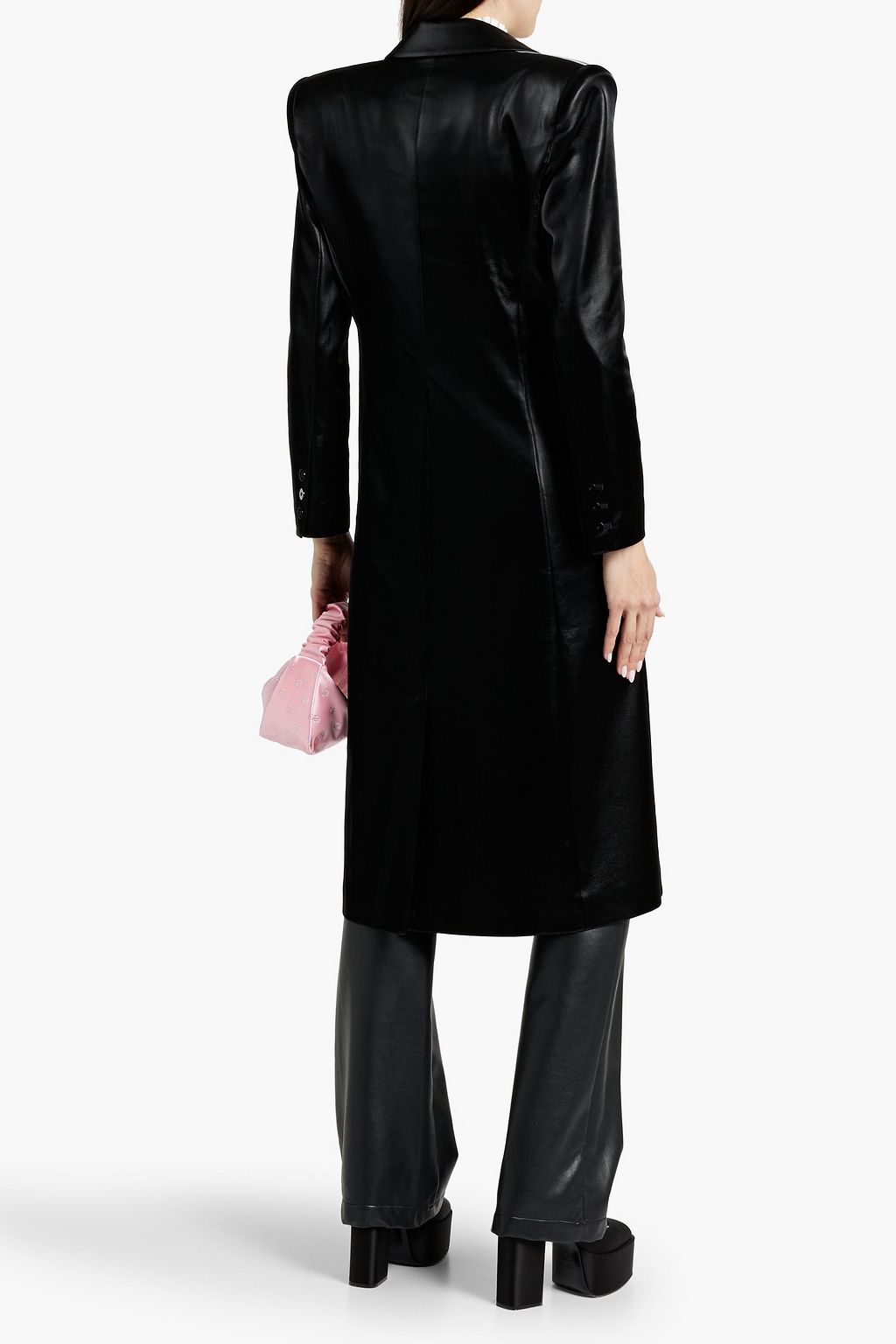 ALICE + OLIVIA Mya faux leather coat