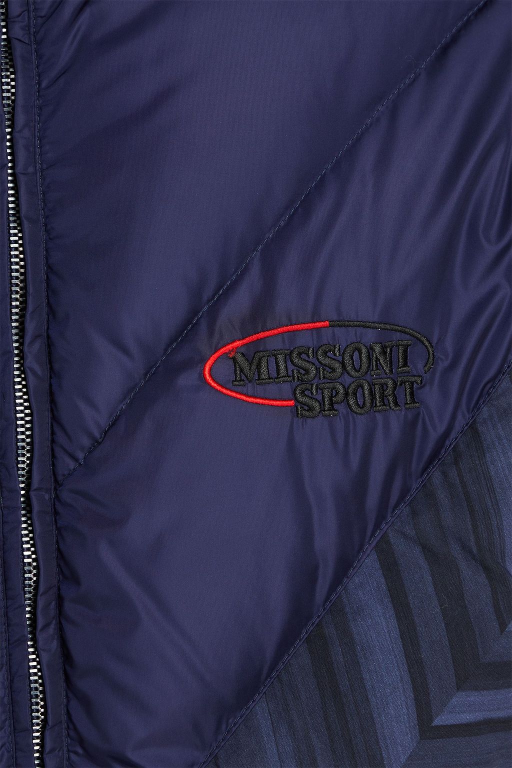 MISSONI جاكيت من قماش عازل بتصميم محشو بالزغب ومبطّن ومزين بطبعات