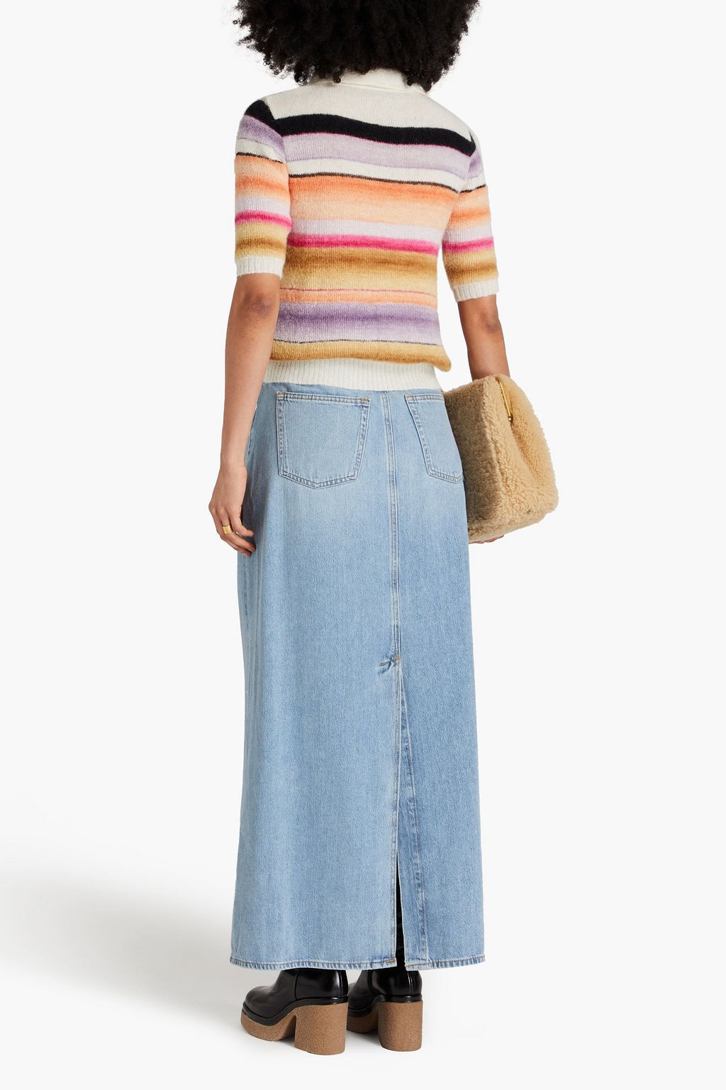 MISSONI Striped knitted polo sweater