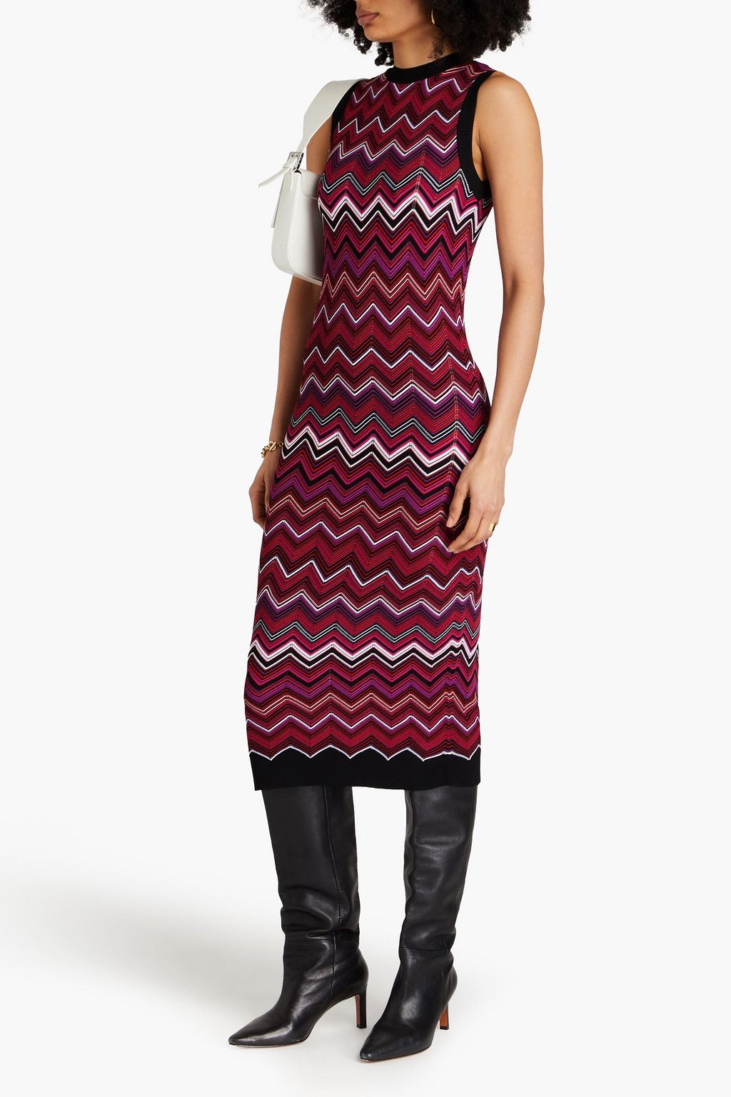 MISSONI 크로셰 니트 미디 드레스