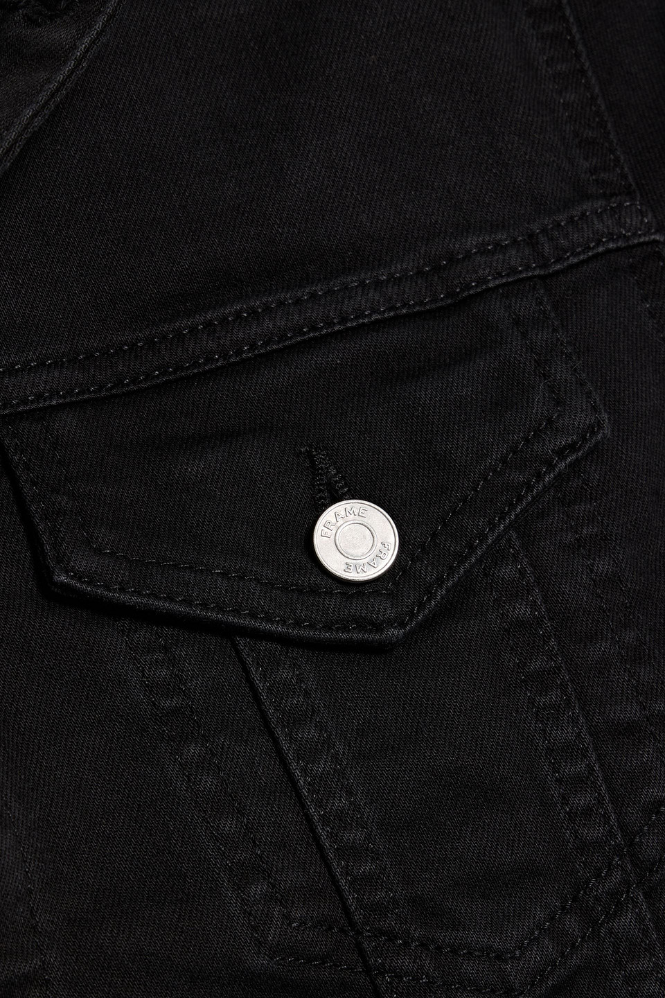 Frame Heritage Denim Jacket In Black