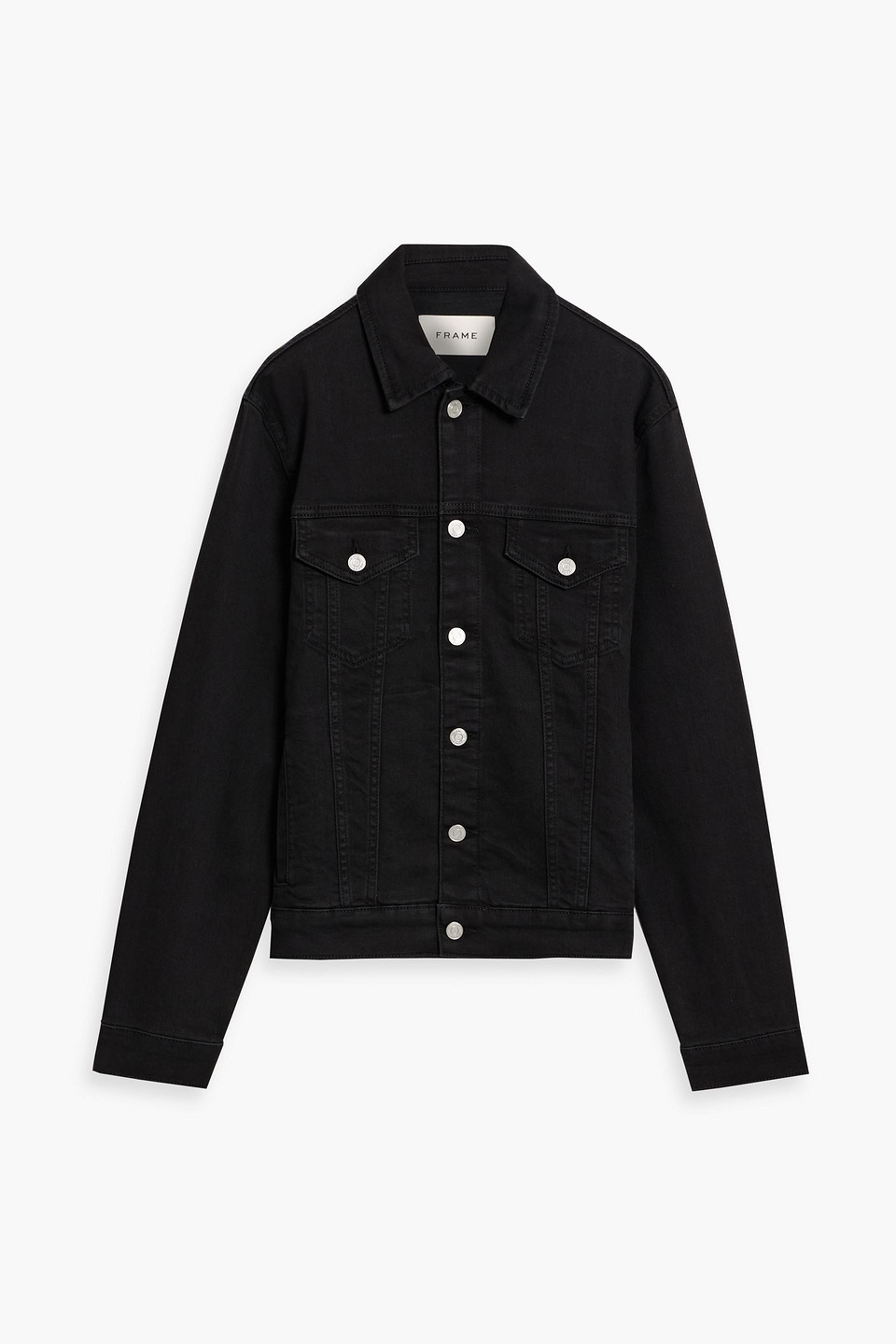 Frame Heritage Denim Jacket In Black