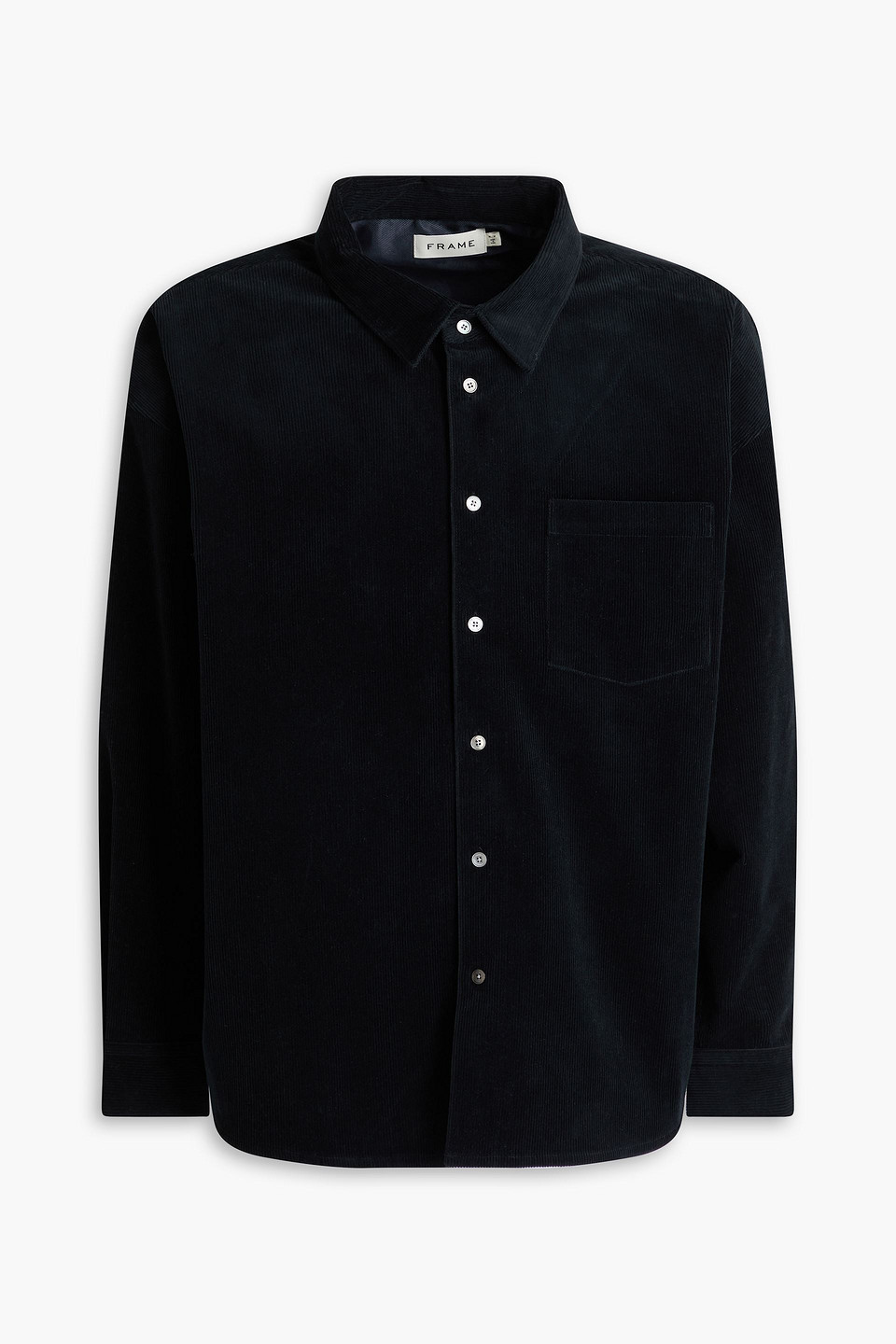 Frame Corduroy Overshirt In Blue