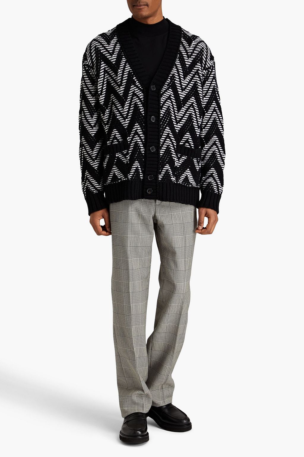 MISSONI كارديغان من الصوف بحبكة جاكار