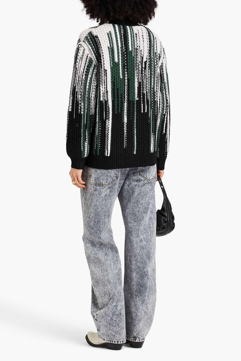 MISSONI Cardigan aus einer Wollmischung in Space-Dye-Optik