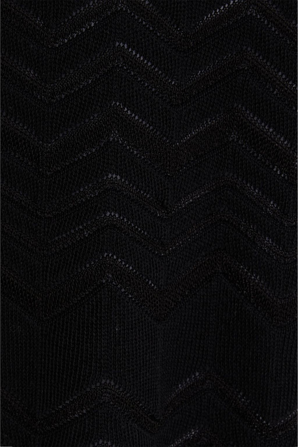 MISSONI Crochet-knit wool-blend dress
