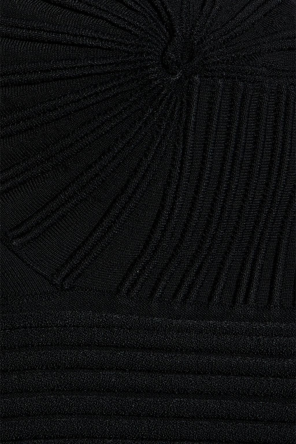 ALAÏA Cutout ribbed-knit bra top