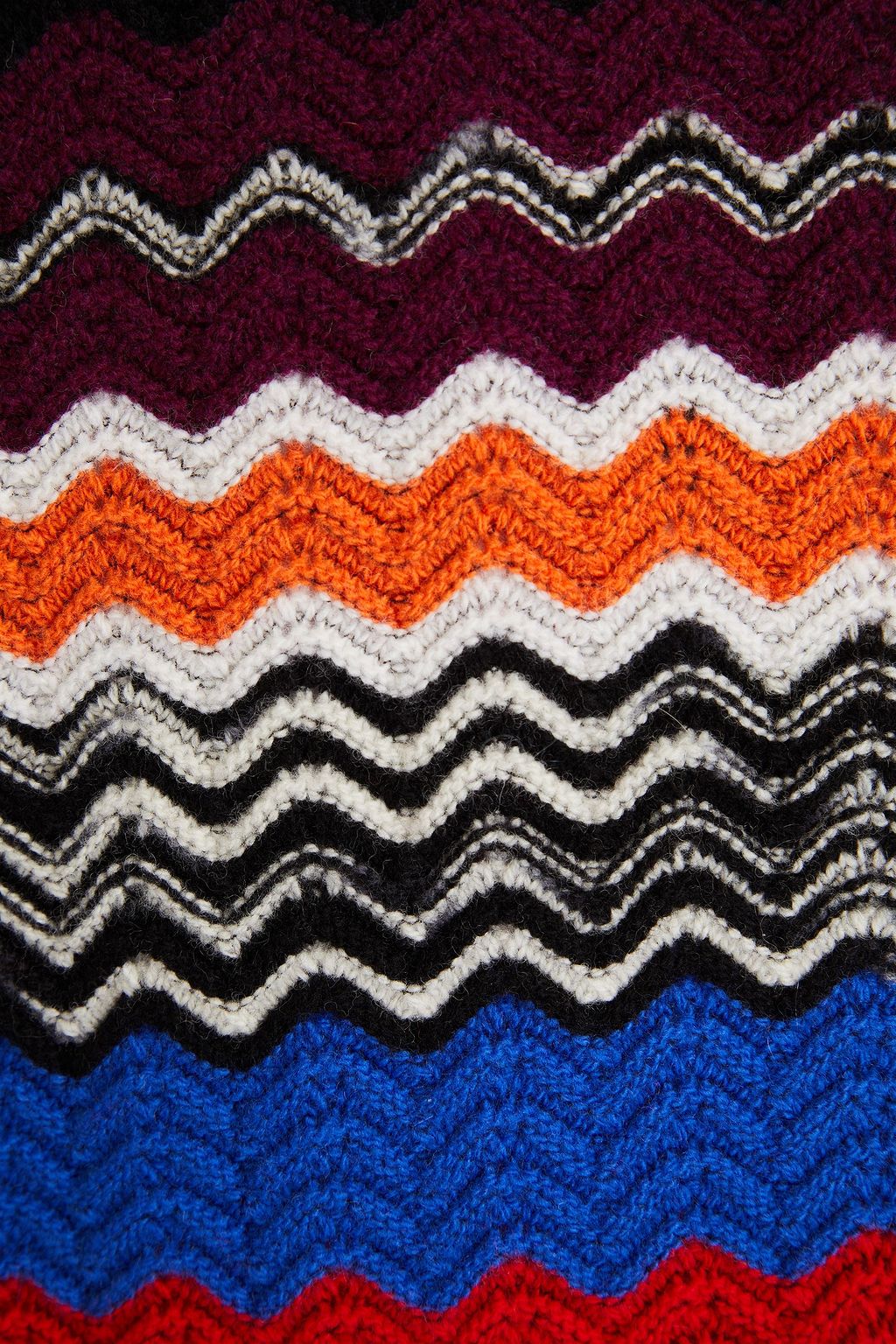 MISSONI Jacquard-knit wool-blend sweater