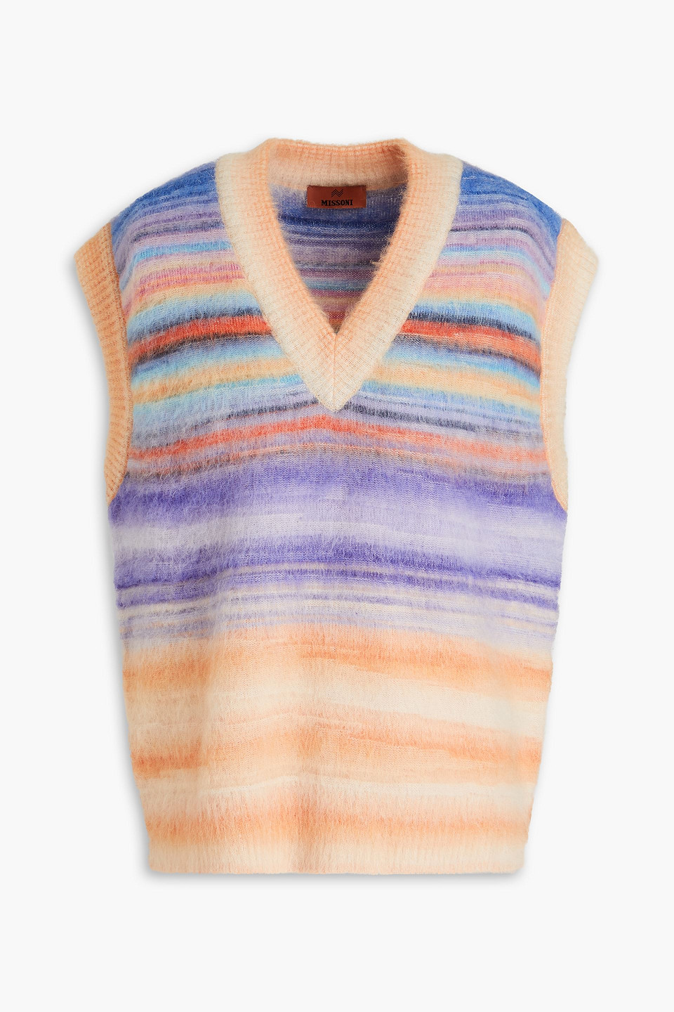 Missoni Knitted Vest In Neutral