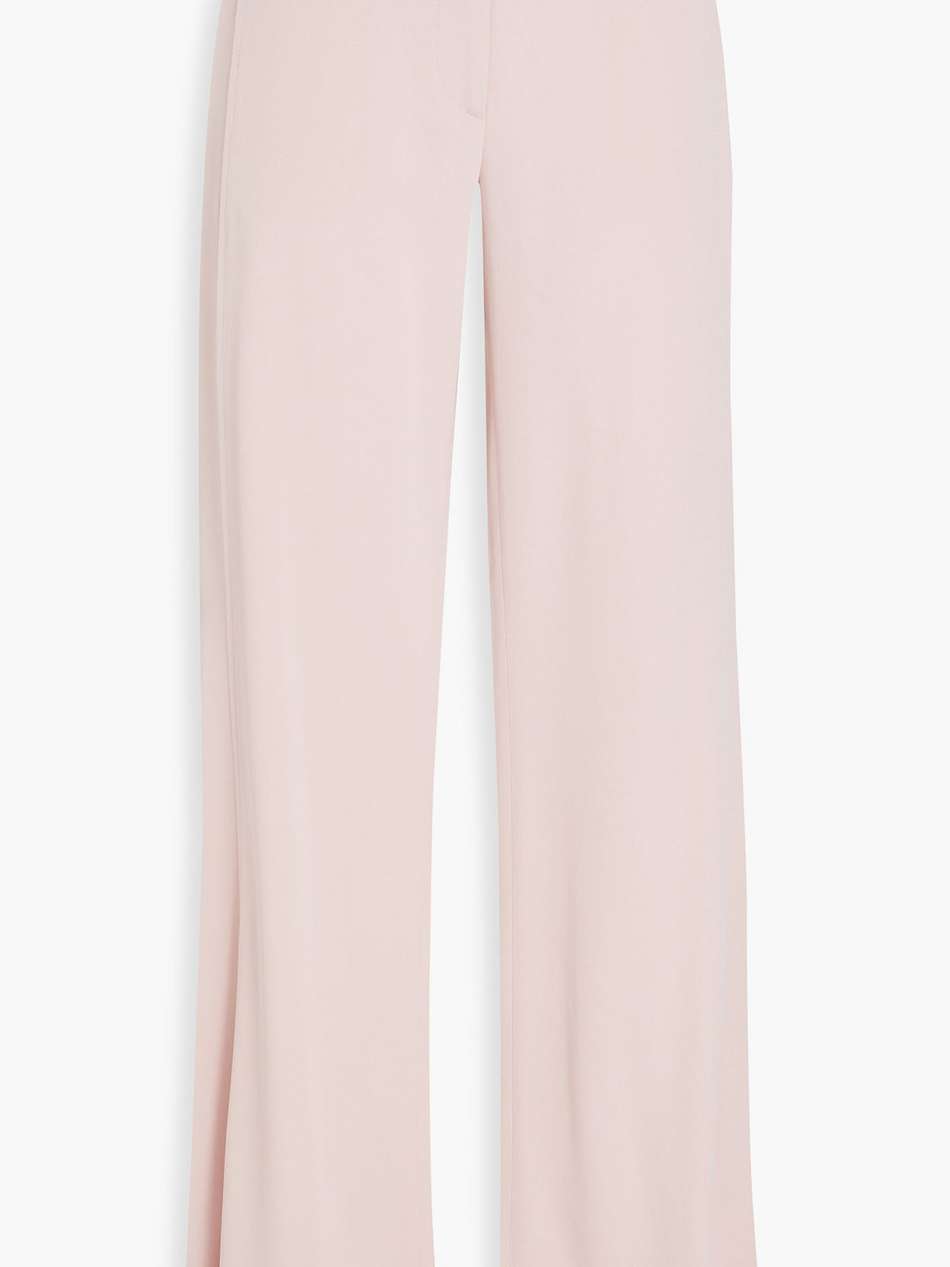 crepe wide-leg pants