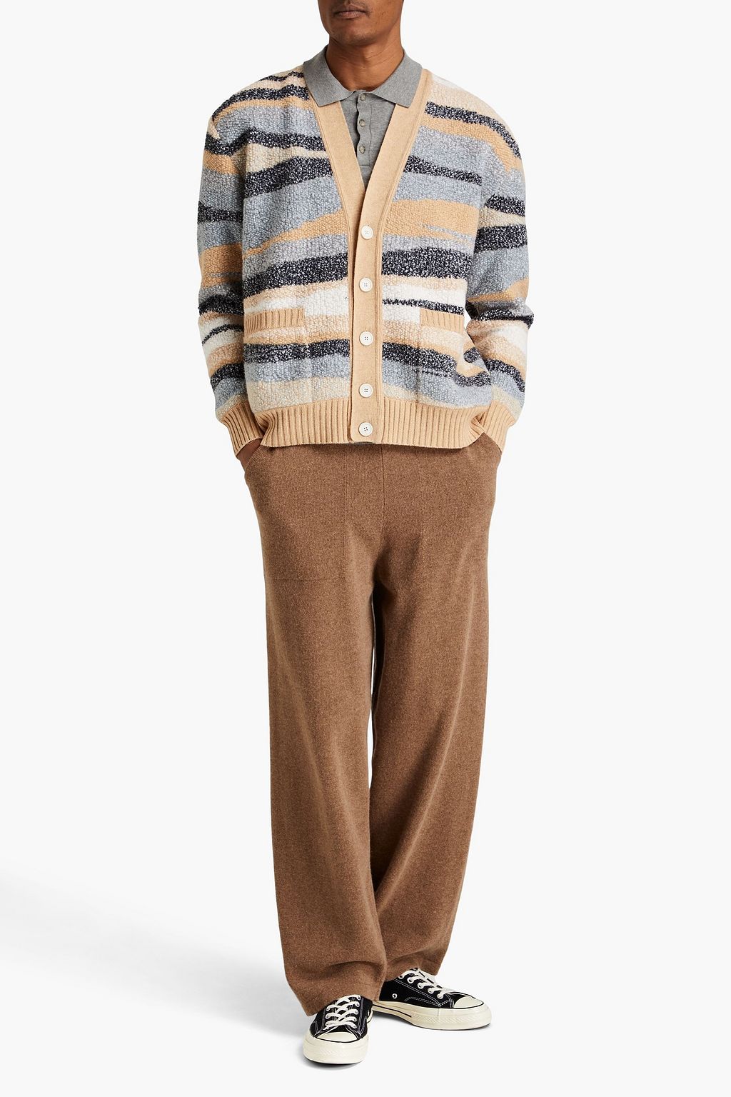 MISSONI كارديغان من الصوف بحبكة بوكليه