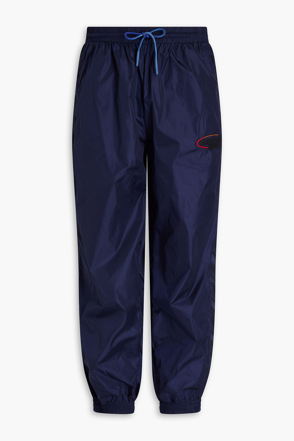 Missoni Shell Track Pants In Navy