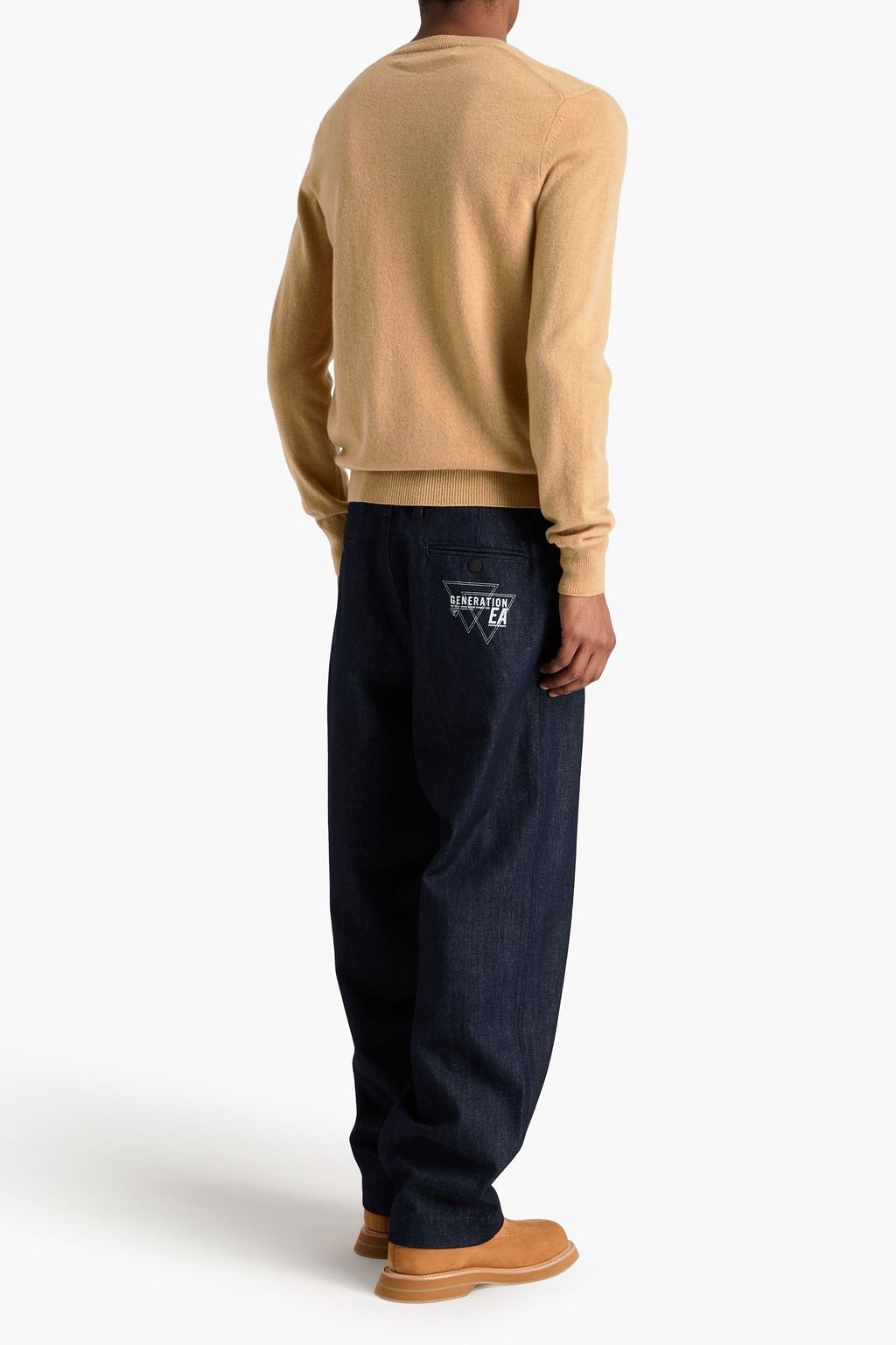 COMME DES GARÇONS PLAY Appliquéd wool cardigan