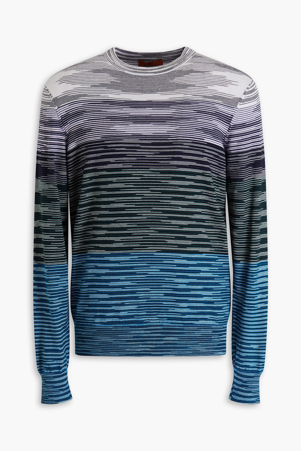 Missoni Space-dyed Wool Sweater In Black