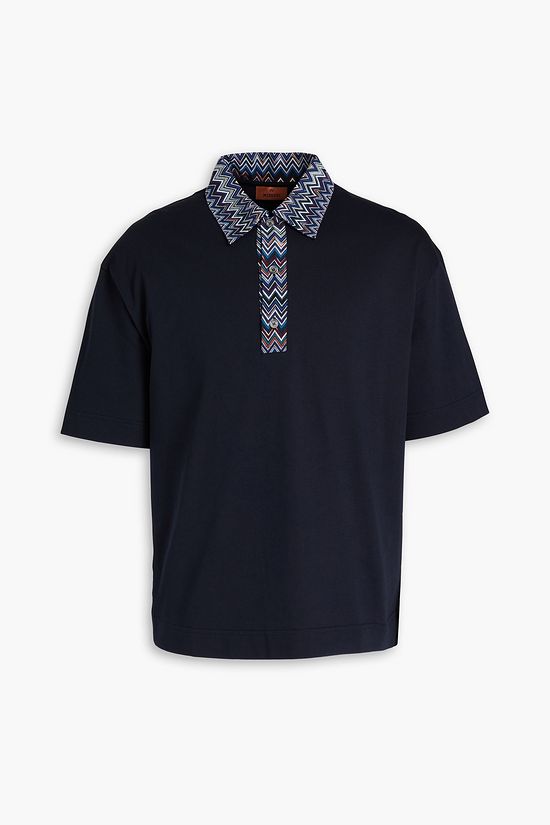 MISSONI knit polo top