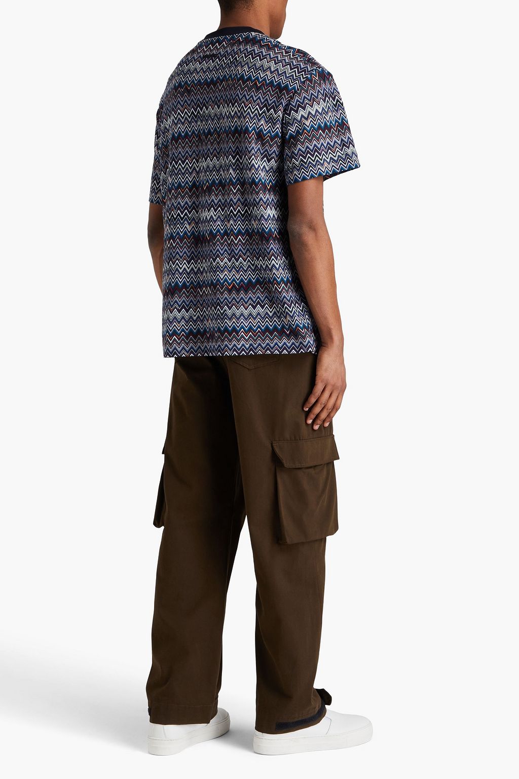 MISSONI Crochet-knit cotton-blend T-shirt