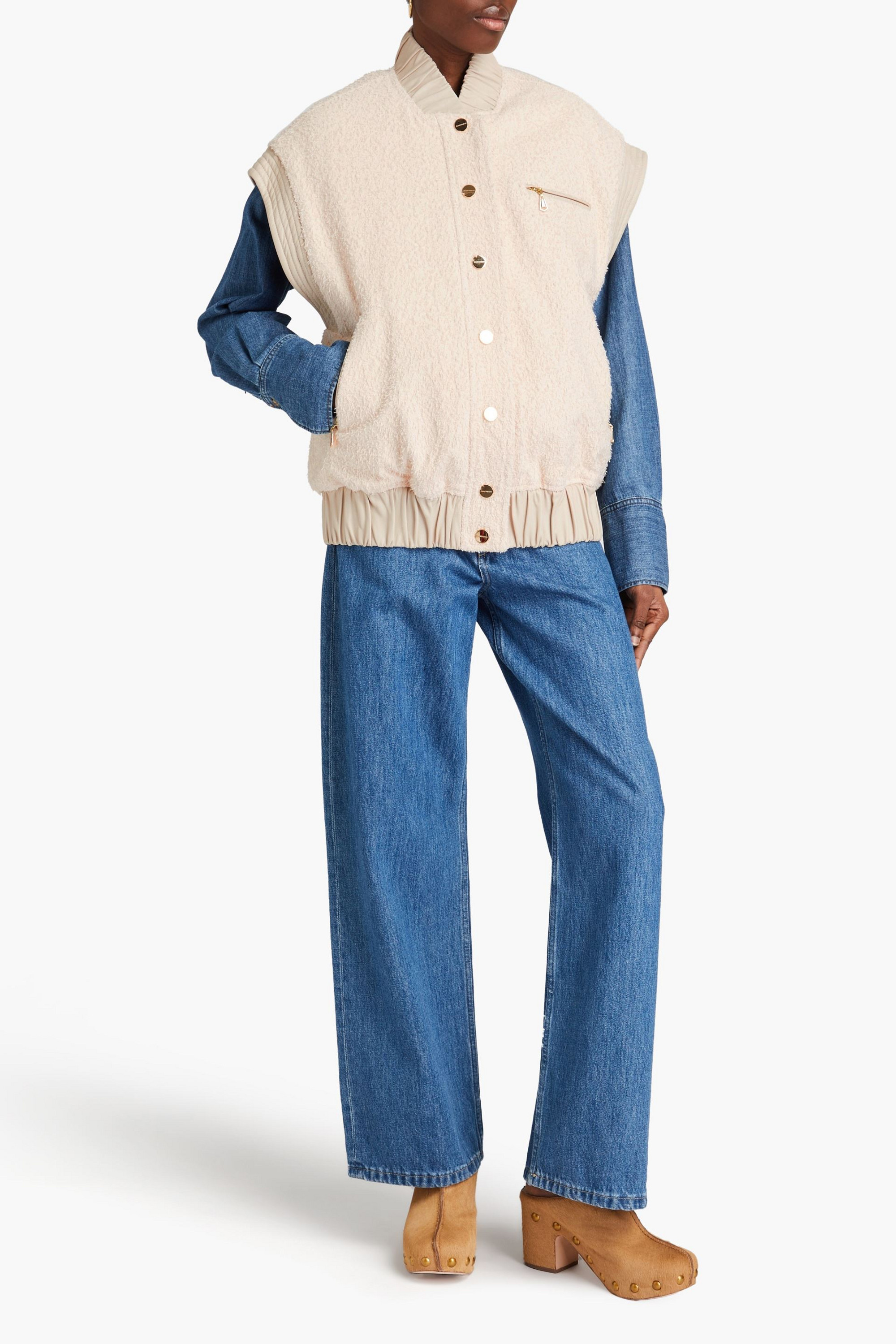 Zimmermann Cotton-blend bouclé vest