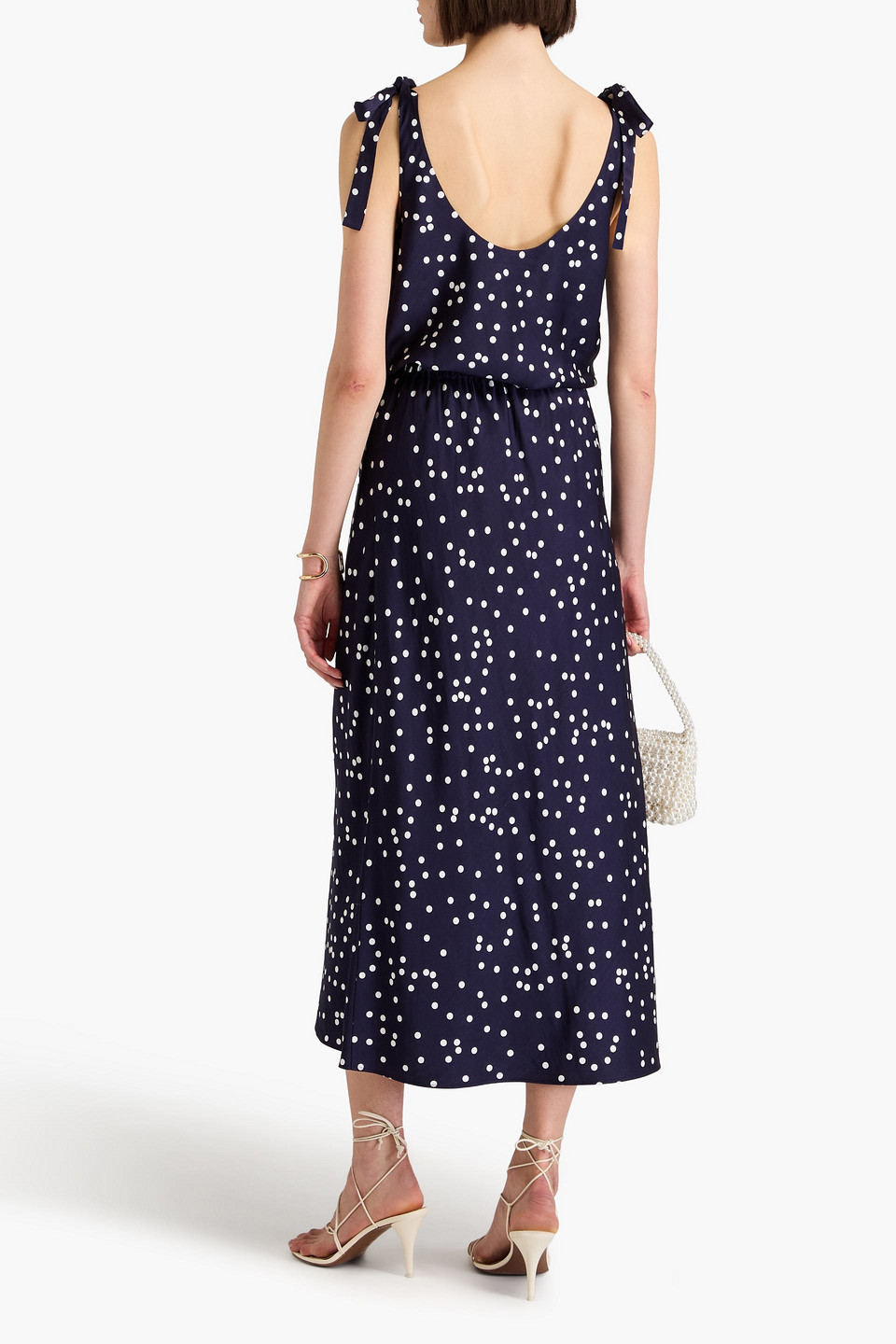 ZIMMERMANN POLKA-DOT SATIN TOP