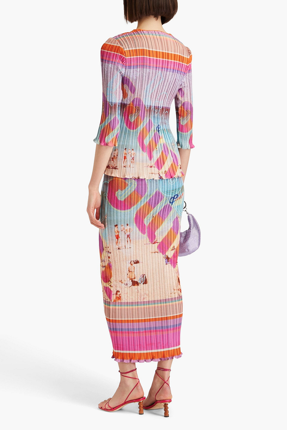 Zimmermann Wonderland Tee Shirt And Skirt In Lilac