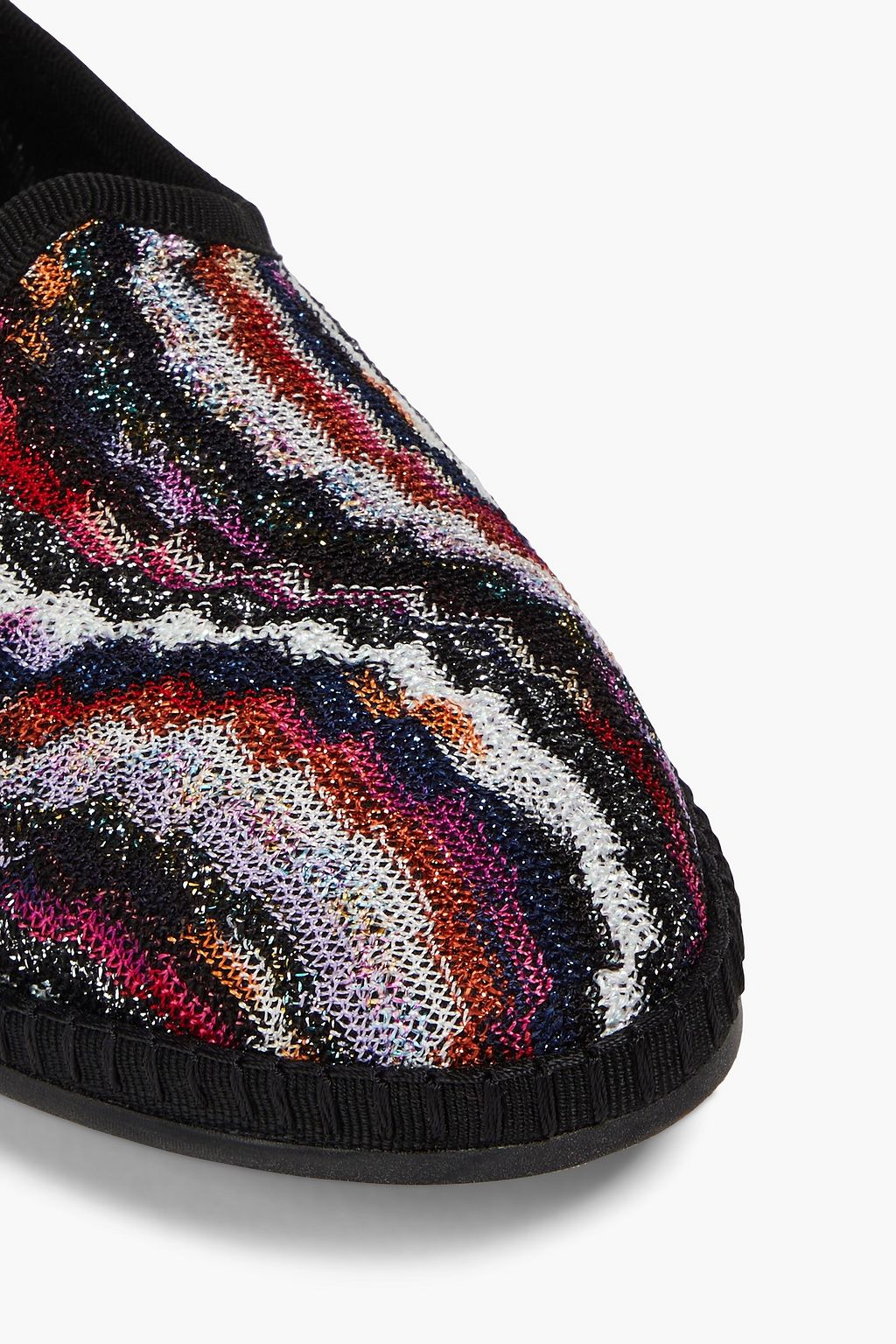 MISSONI سليبرز من نسيج بحبكة كروشيه بلون معدني