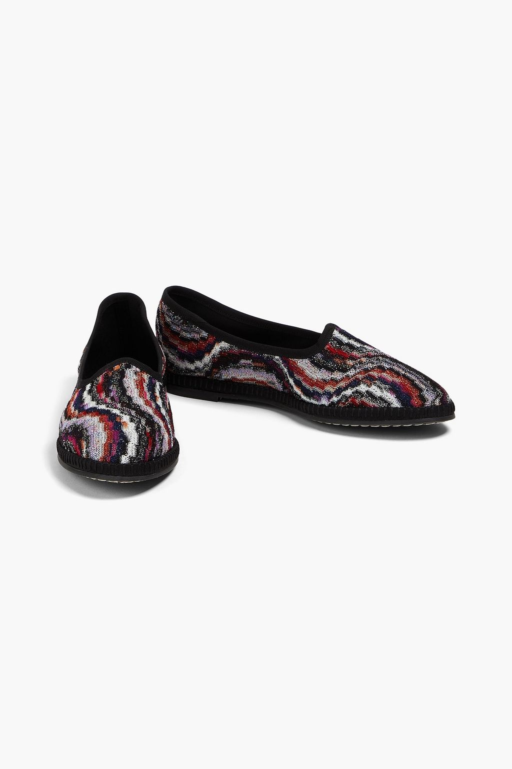 MISSONI سليبرز من نسيج بحبكة كروشيه بلون معدني