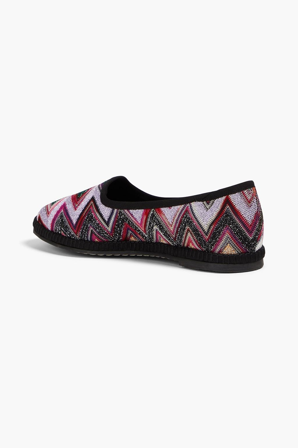 MISSONI سليبرز من نسيج بحبكة كروشيه بلون معدني