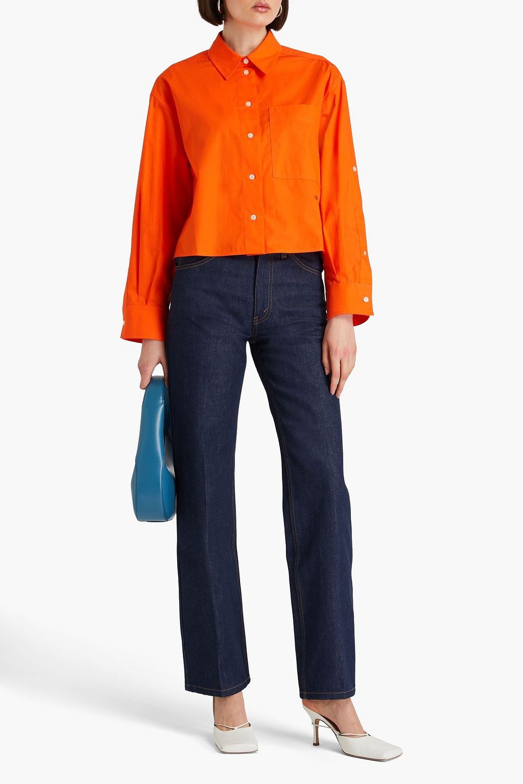 VICTORIA BECKHAM Cotton-poplin shirt