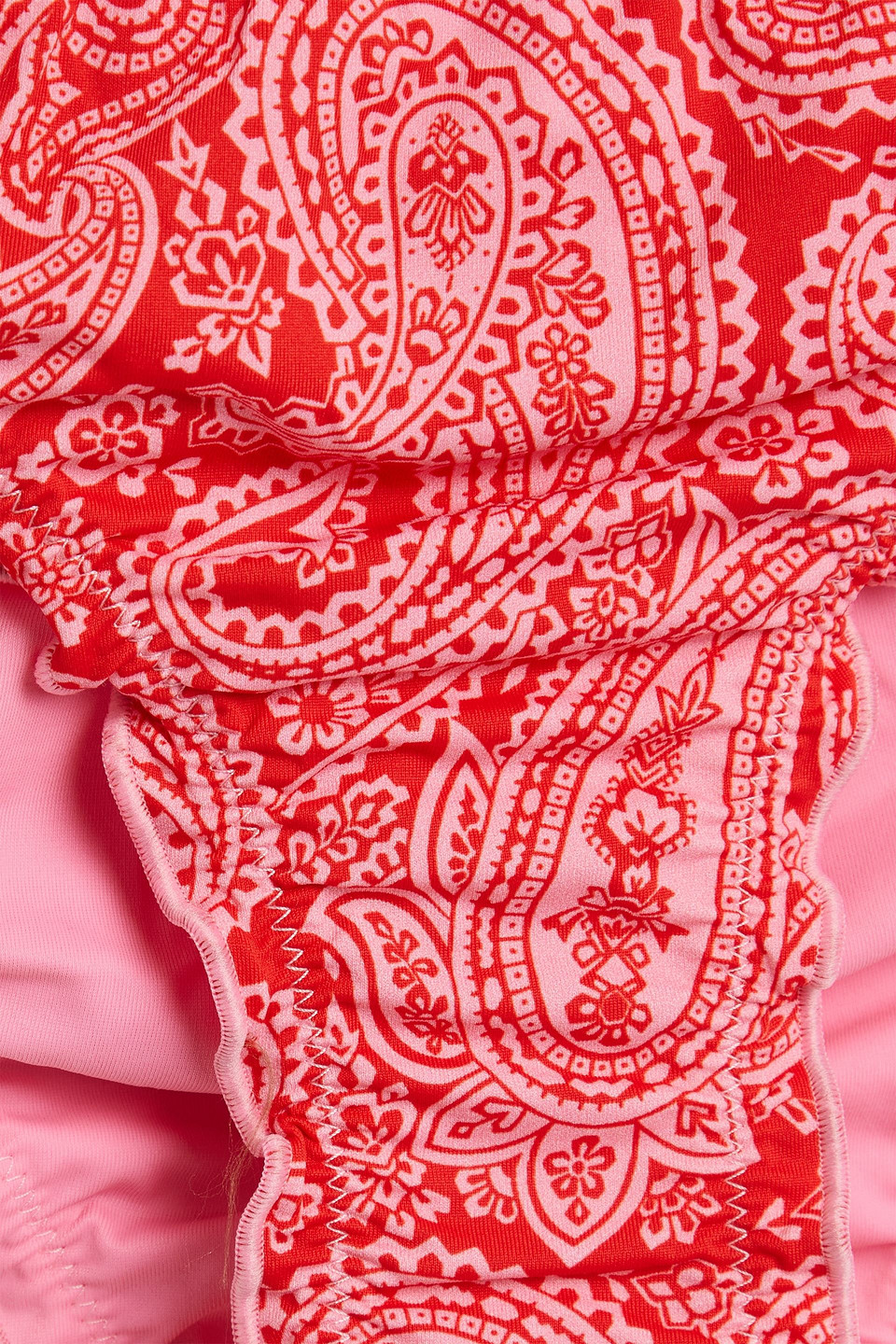 Heidi Klein Reversible Paisley-print Low-rise Bikini Briefs In Red
