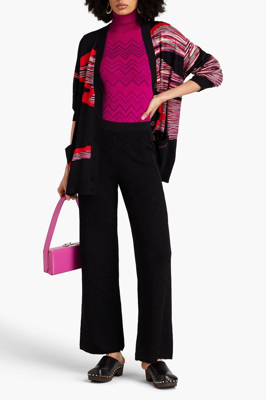 MISSONI Wool-blend flared pants