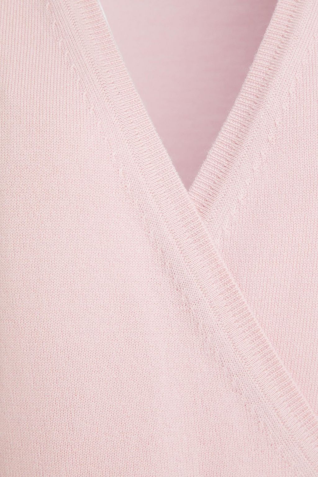 ZIMMERMANN Cropped merino wool wrap cardigan