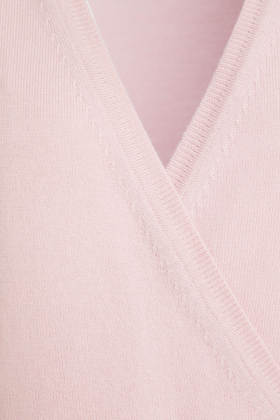 ZIMMERMANN CROPPED MERINO WOOL WRAP CARDIGAN 
