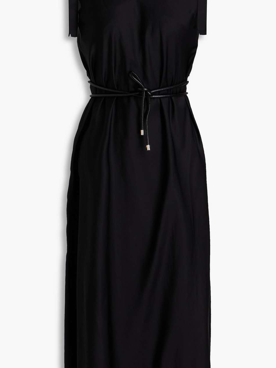 satin midi dress