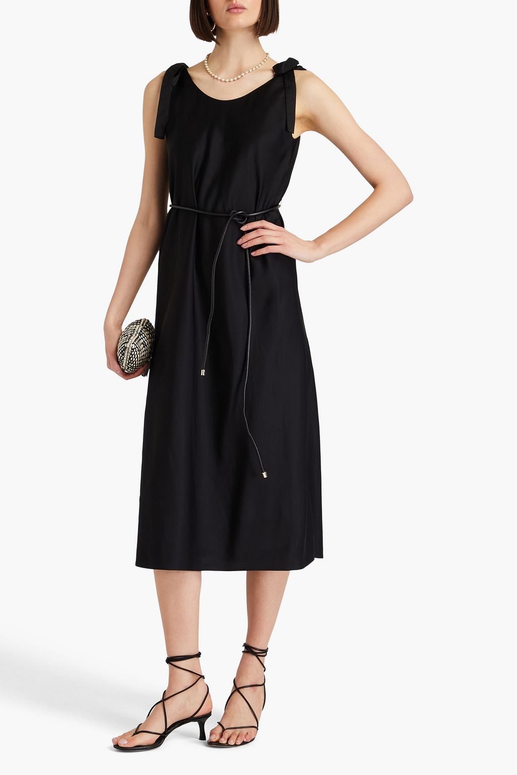 ZIMMERMANN Satin midi dress