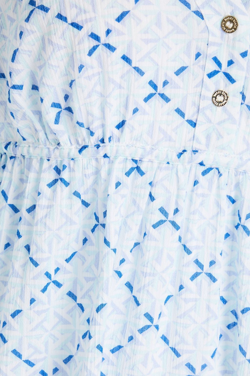 HEIDI KLEIN Printed cotton-gauze mini dress