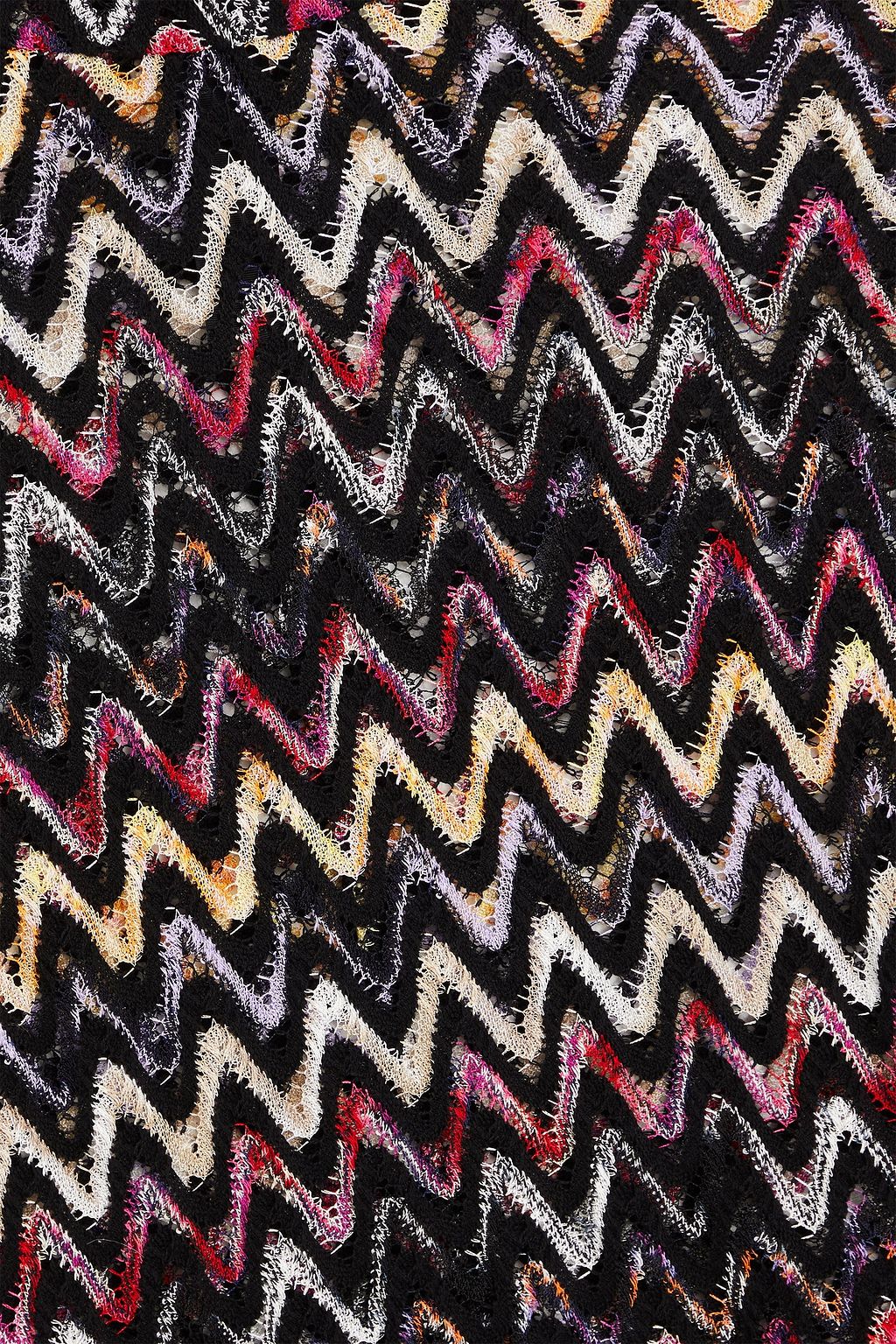 MISSONI 크로셰 니트 울 혼방 터틀넥 스웨터