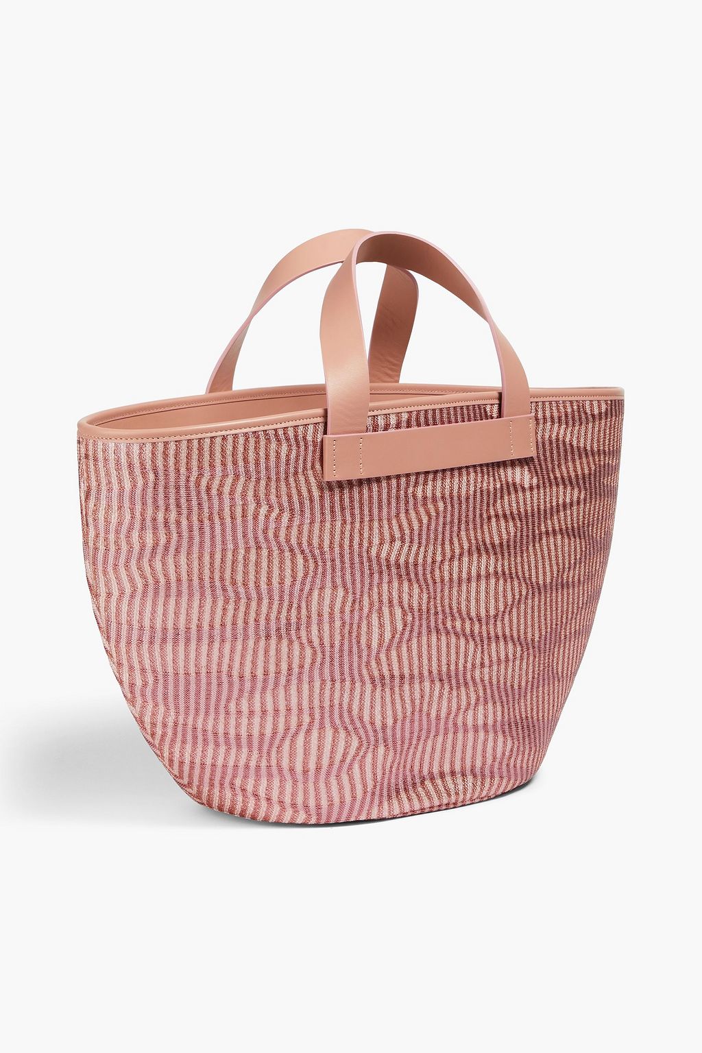 MISSONI Metallic crochet-knit tote