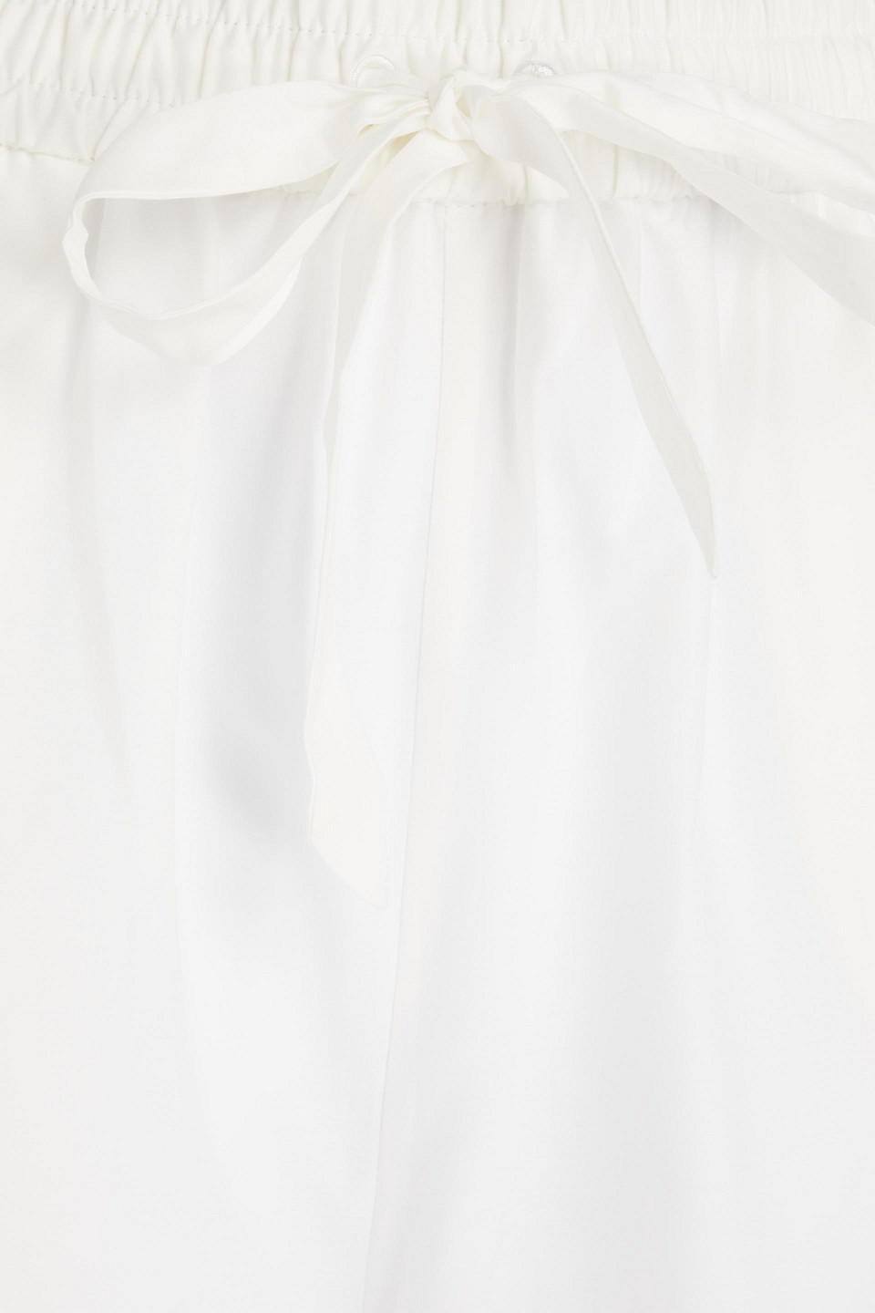 Zimmermann Lace-trimmed Cotton And Silk-blend Culottes In Ivory